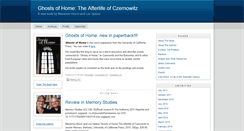 Desktop Screenshot of ghostsofhome.com