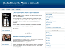 Tablet Screenshot of ghostsofhome.com